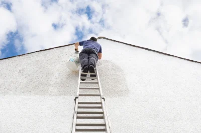 Peinture extérieure au Pêchereau — façades et ravalement